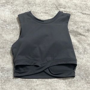 Til You Collapse Workout Crop/Sports Bra